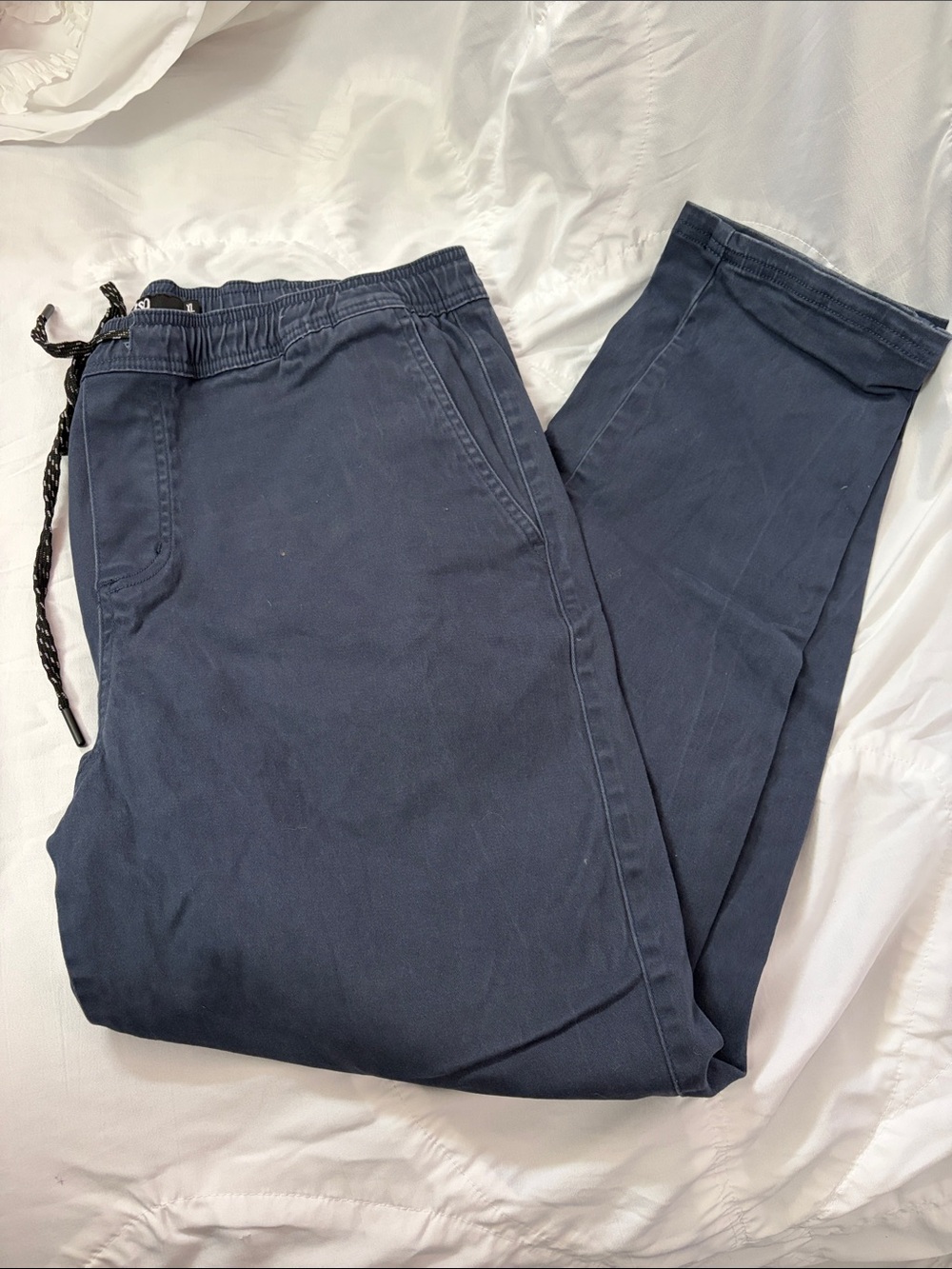RSQ Navy Elastic Waist pants with Drawstring